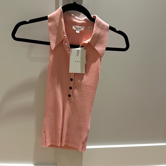 Pink ALC sleeveless top with color - Picture 1 of 3